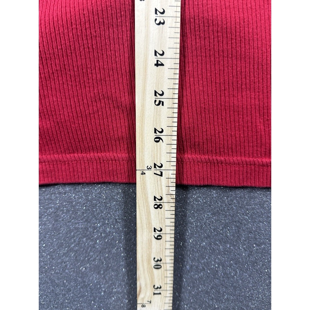 Vintage Cleveland Indians Knit Red Polo Large With Embroidered Chief Wahoo - Picture 6 of 8